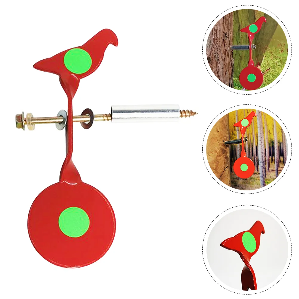 

Shooting Training Target Outdoor Hanging Alloy Sturdy Portable Slingshot Practice Red Supplies Wall Mounted