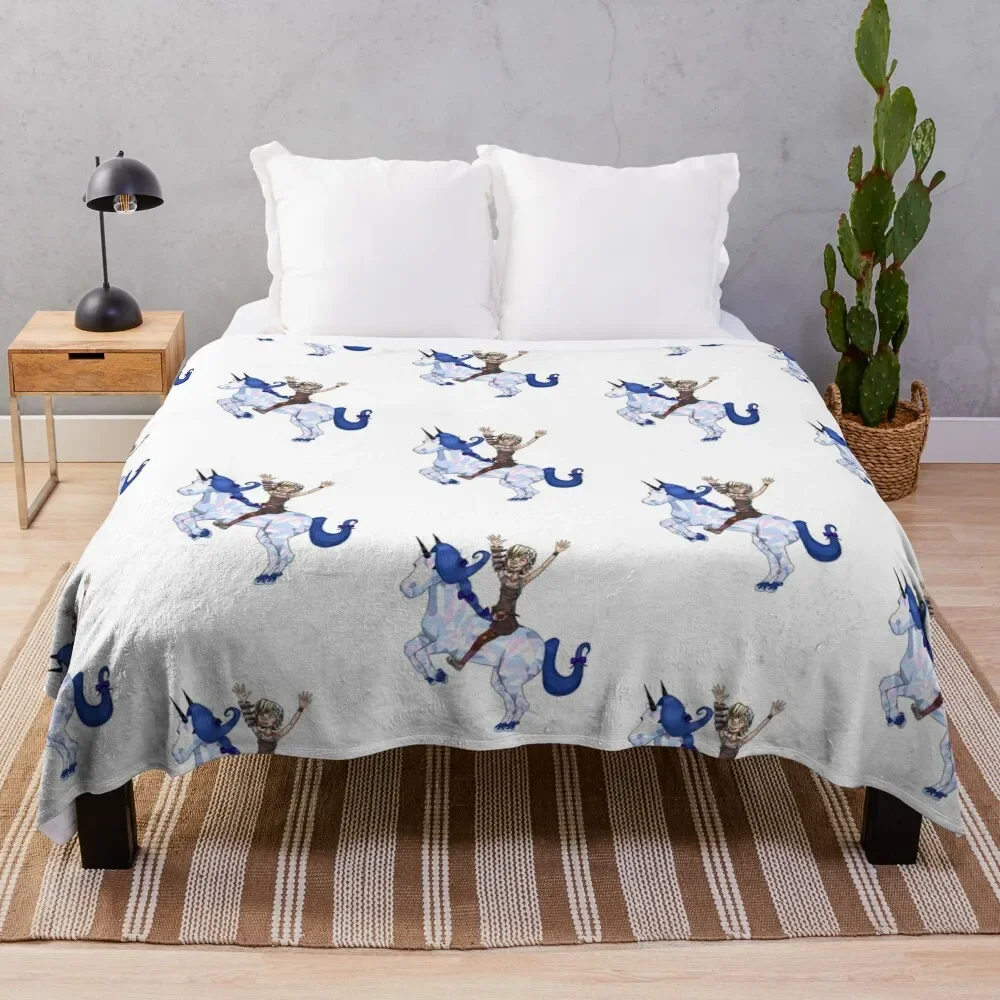 Tiny Tina Riding Butt Stallion Throw Blanket Summer Beddings For Decorative Sofa Blankets