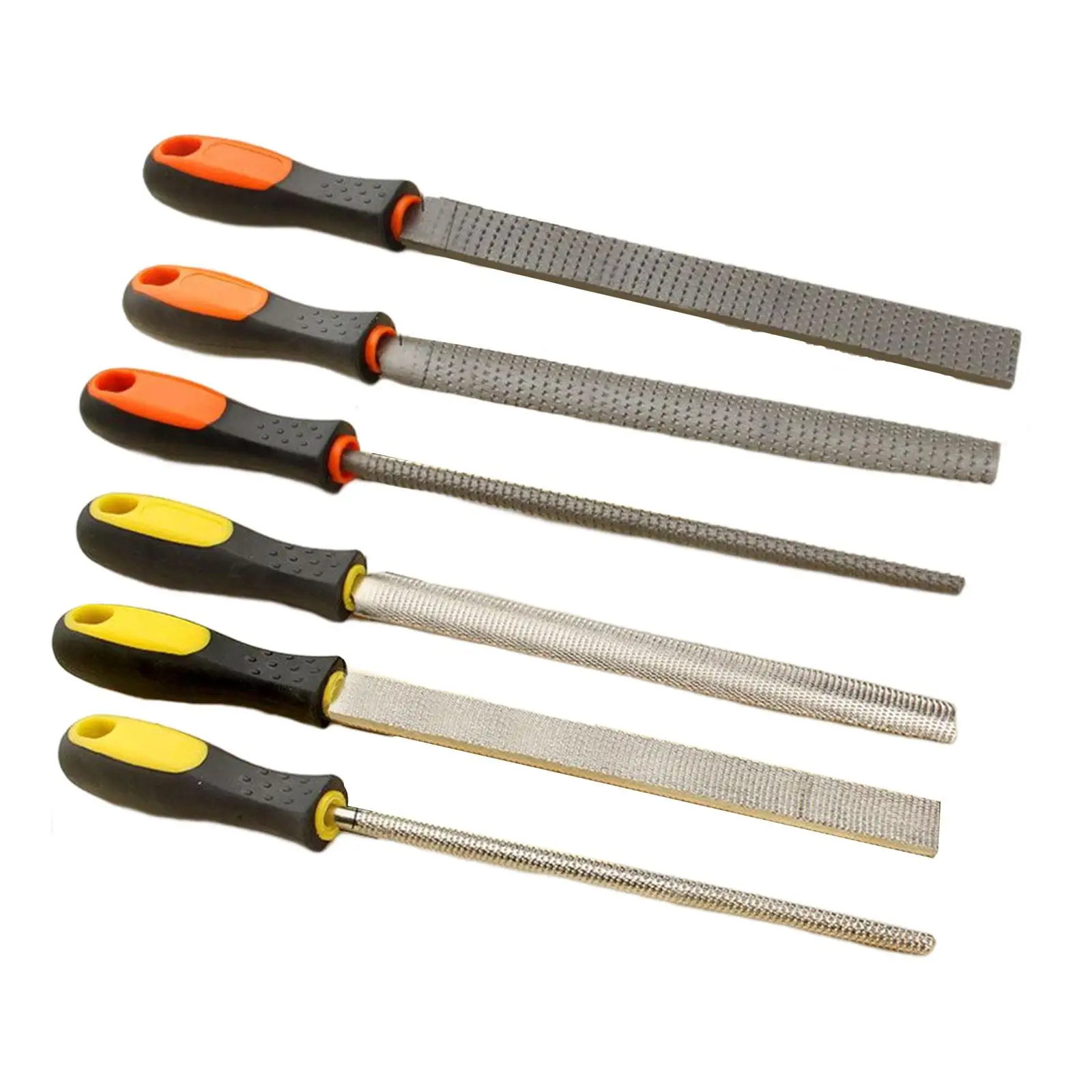 steel Rasps Non Slip Handle Flat &Half round and round Hand File Tool