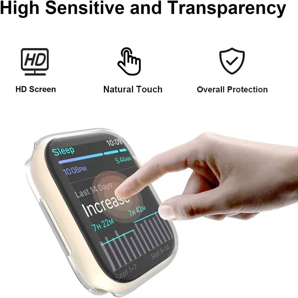 1–5 Stück weiche TPU-Abdeckung, Displayschutzfolie für Apple Watch 11, 10, 9, 8, 45/41 mm, 44 mm, 42 mm, 46 mm, transparentes Gehäuse, IWatch-Serie 7 SE 6 5 – Detail 9