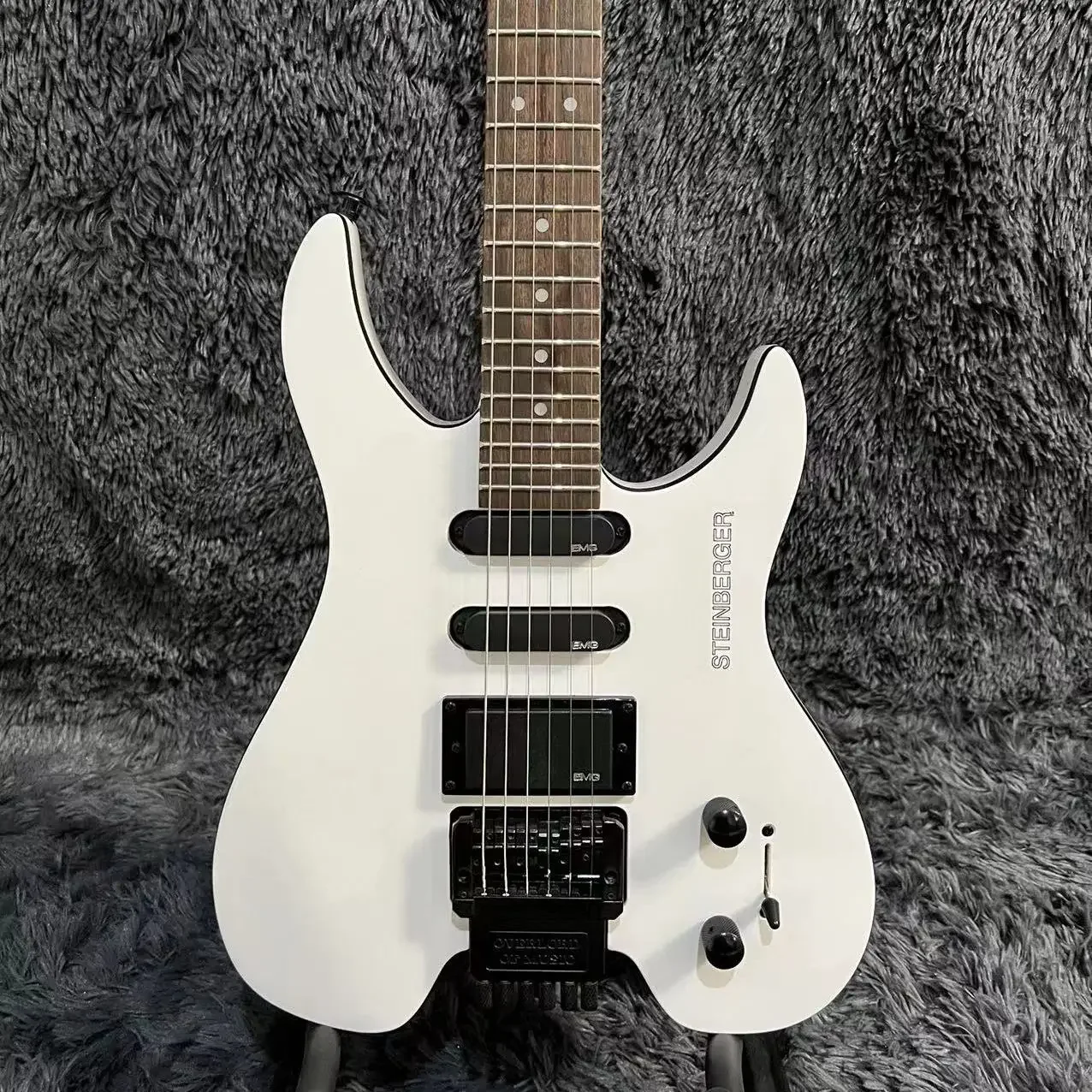 Chitarra Elettrica Steinberger, Colore Bianco, Corpo In Mogano, Tastiera In Palissandro, Chitarra A 6 Corde, Violino, Spedizione Gratuita