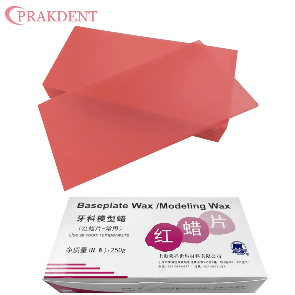 

Dental Wax Flakes Dentistry Lab Material Base Plate Red Wax Sheets Summer/Winter Use Modelling Wax Dentist Auxiliary Material