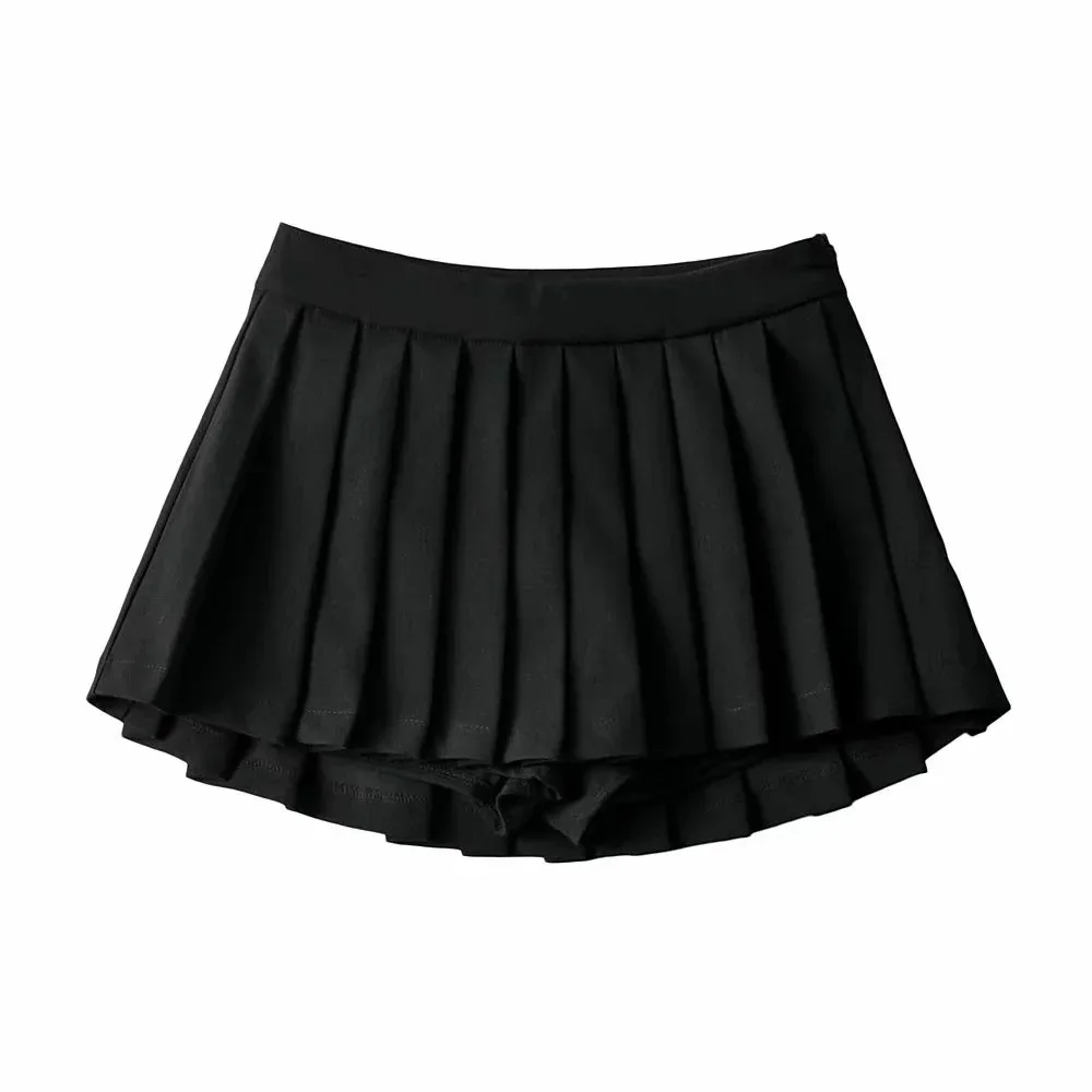 Jupe Femme Jones Wear Taille 14, Ligne A Plissée Cercle, Coton, Marron, Fermeture Latérale