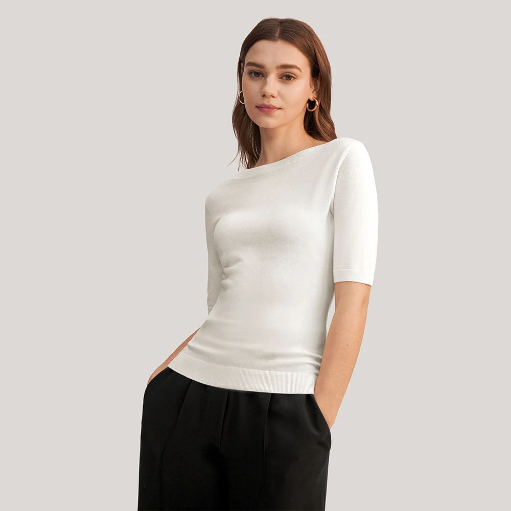 Рисунок 4 - Женская шелковая трикотажная футболка LILYSILK