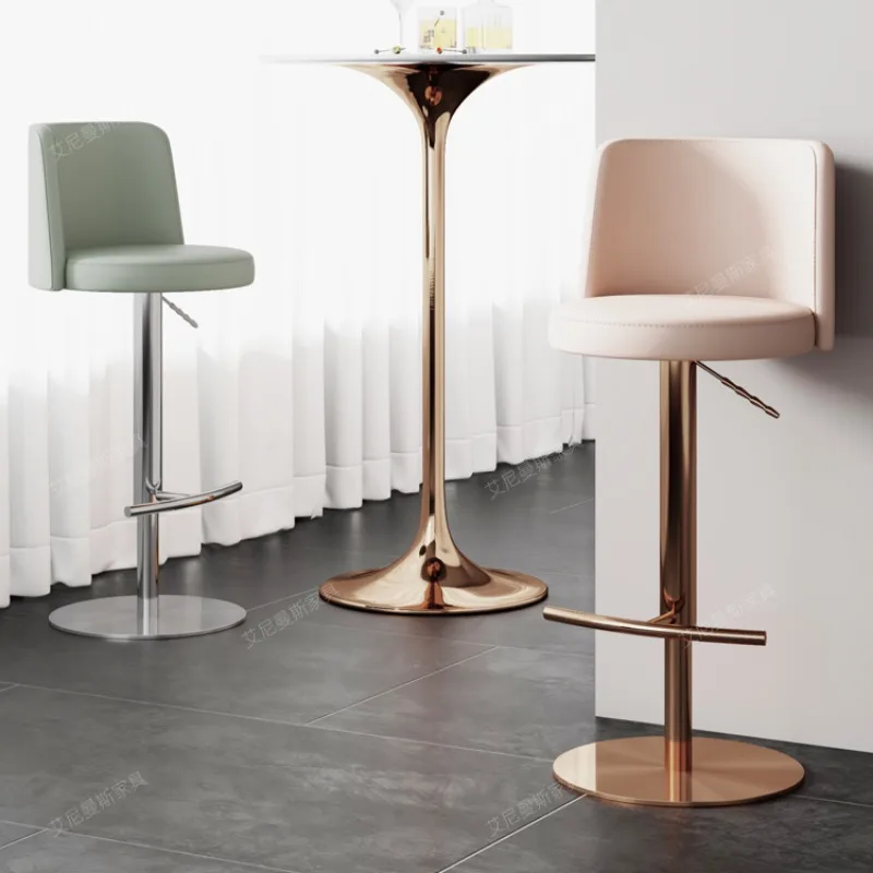 Nordic Luxury Bar Chairs Island Bedrooms Italian Creative Bar Stools Comfortable Lounge Restaurante Muebles Interior Decorations