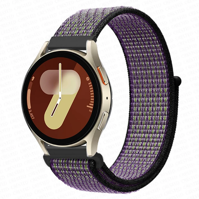 Versatile Nylon Loop Bracelet for Smartwatches - 22mm/20mm Band