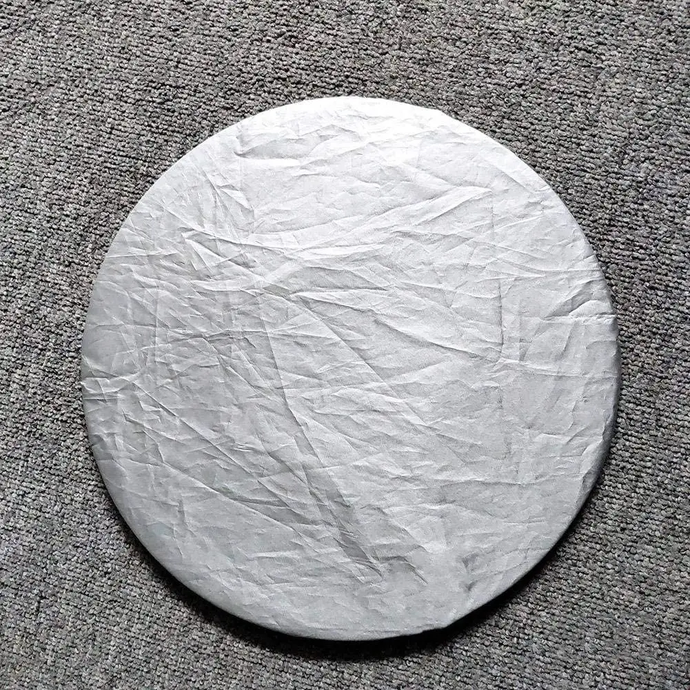 Window Sunshade Auto Car Steering Wheel Side Silver Coated Cloth Cover Sunscreen Insulation