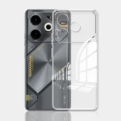 Clear Silicone Shockproof Phone Case Cover - Enhanced Protection and Sleek Design for Tecno Pova 6 Neo (Clear)