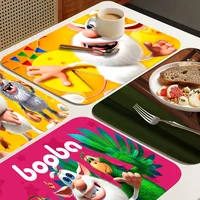 Cartoon B-Booba Funny Exquisite Kitchen Drain Pad Super Absorbent Dinnerware Placemat Desktop Decor Pads Drying 2