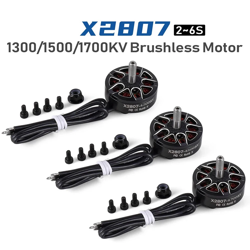 

9IMOD X2807 1300/1500/кв X2812 кв/кв бесщеточный мотор 2-6S 4 мм подшипниковый вал для радиоуправляемого FPV гоночного дрона