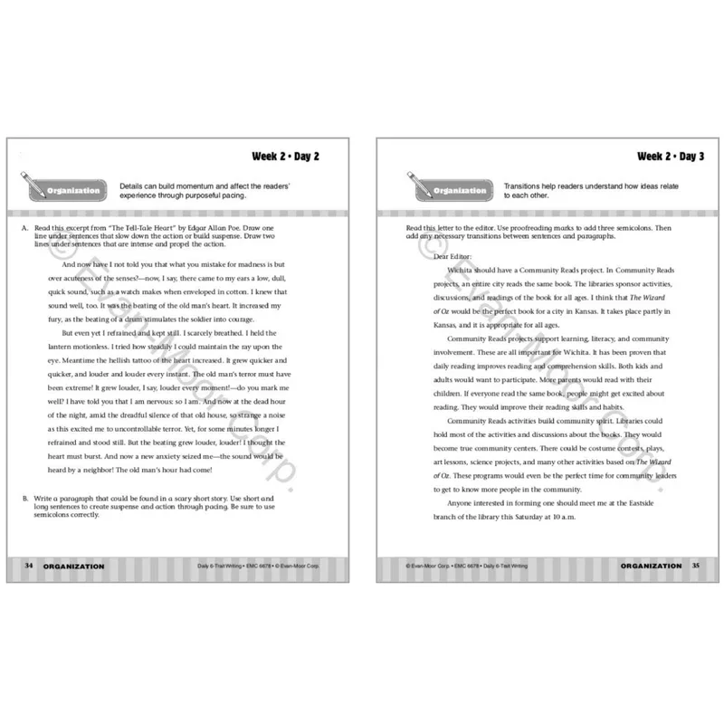 Grade 8 Daily Writing Workbook 2