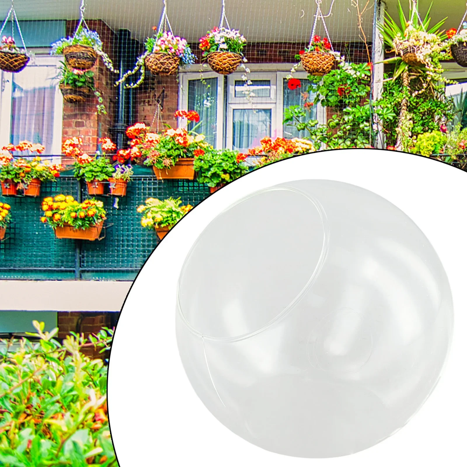 Vaso In Vetro Trasparente Progetti In Fiore - Forma Boccia, 12x10 Cm - Foto 6