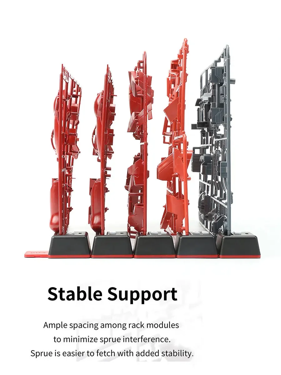 DSPIAE PT-SR freely combined assembled model panel storage rack with digital marking 3