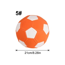 Durable Soft Football for All - Season Training & Competition (Orange No.5)