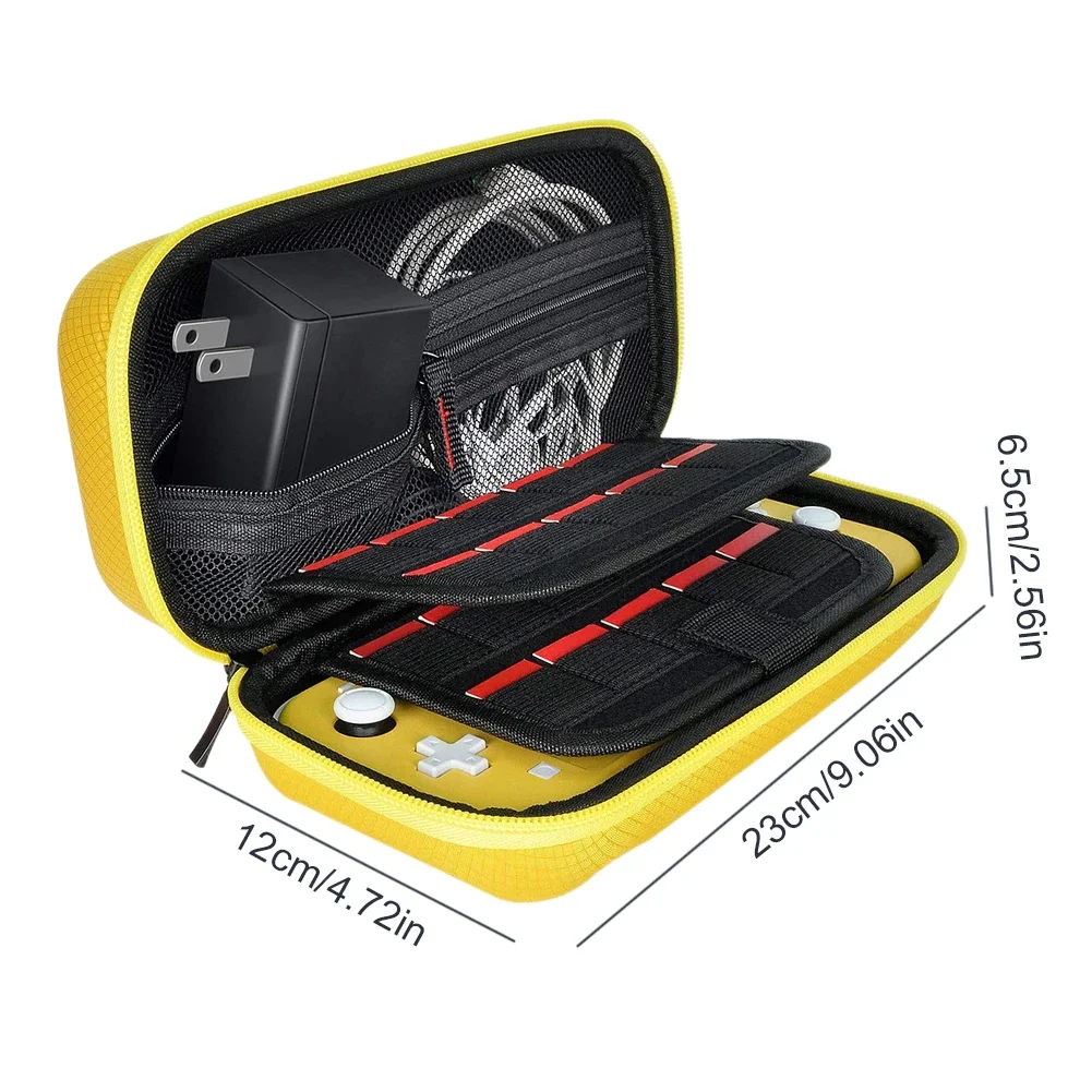 For Nintendo Switch Lite Storage Bag EVA Hard Case Portable Game Console Carry Protective Cover for Switch Lite Game Accessories