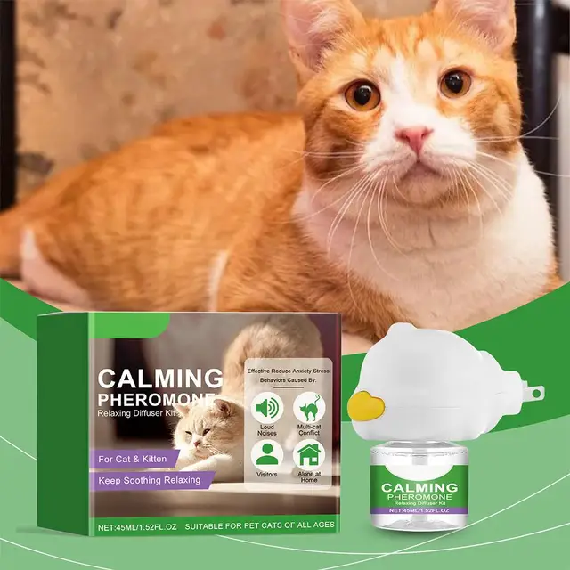 3Pcs/lot Cat Calming Diffuser Kit Refill Calming Mood Relaxing Anti Anxiety Stress Soothing Comforting Pets Pheromone 2