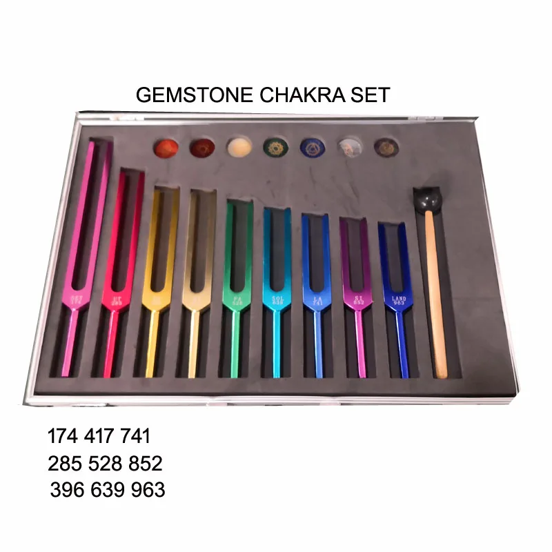 Set Di Diapason, Diapason, Strumento Musicale Di Guarigione 128 HZ + 256 HZ + 512 HZ + 1024 HZ + 2048 HZ Set Di Strumenti Per La Terapia Del Suono Per La