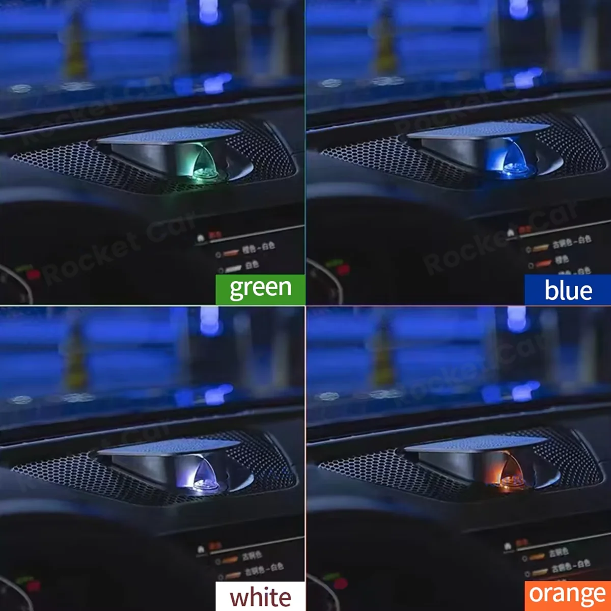 BMW G20 G22 G08 G01 X3 G02 X4 G05 X5 G06 X6 G07 X7 용 앰비언트 라이트, LED 리프팅 센터 스피커 글로우 혼 오디오 커버, 11 색