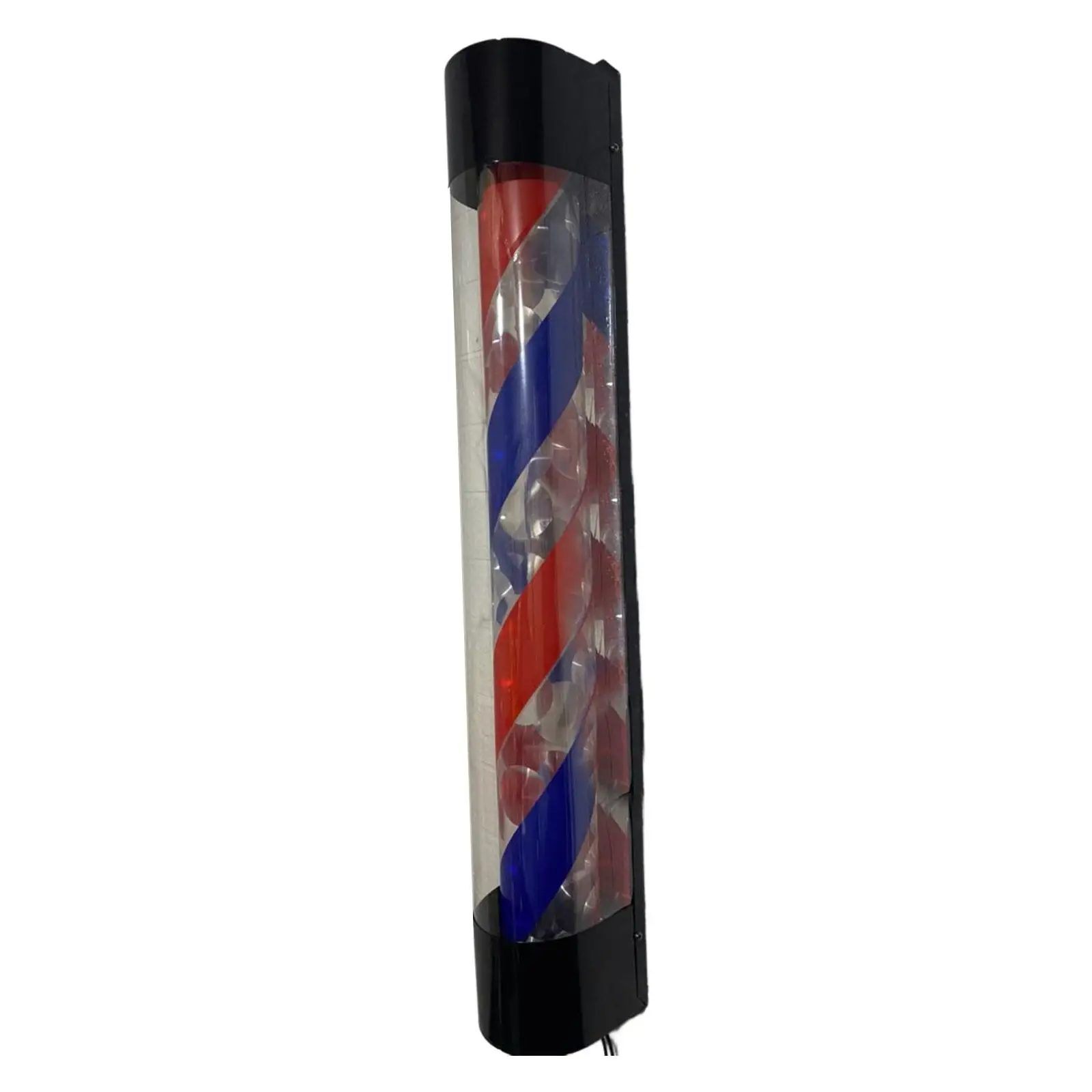 Barber Pole Hair Salon Sign Light Fissato Al Muro Con Appendiabiti Per Feste Al Coperto