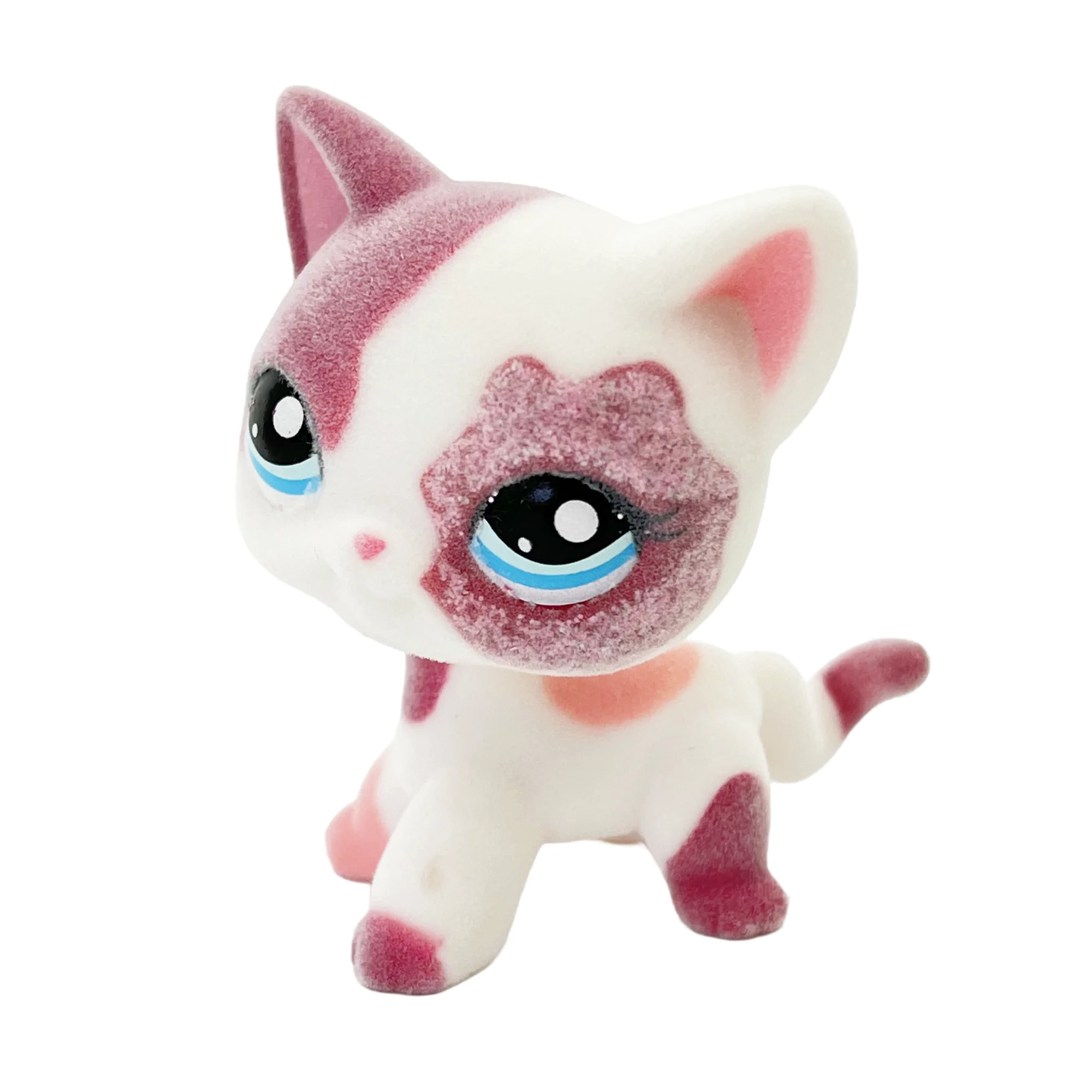 Flocked Custom Pet Toy Stand: Short Hair Cat & Dog Bobblehead Collection