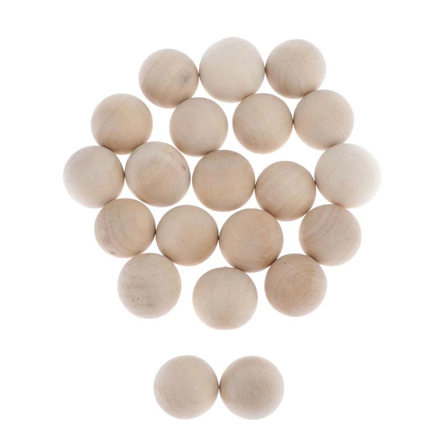 10pcs Natural Hardwood Balls 3cm Dia.- Unfinished Natural Wooden Balls for  Crafts, Architectural , DIY Projects, Toys Making - AliExpress