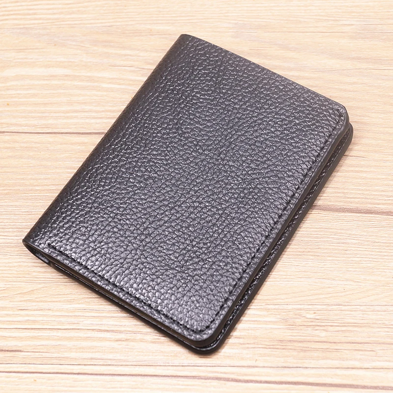 Premium Soft PU Leather Unisex Slim Bifold Wallet with ID and Card Holder