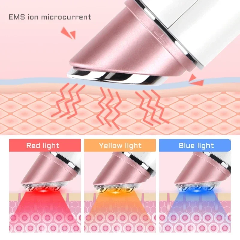 EMS Eye Beauty Device Microcurrent Massage Remove Eye Bag Dark Face Tighten Circles Light Therapy Lifting Massage Instrument eye massager