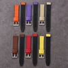 Sailcloth FKM Rubber Strap 18mm 19mm 20mm 21mm 22mm 24mm Quick Release FKM TOP+FKM Base Perfect Fit Flat End Universal Watchband 6