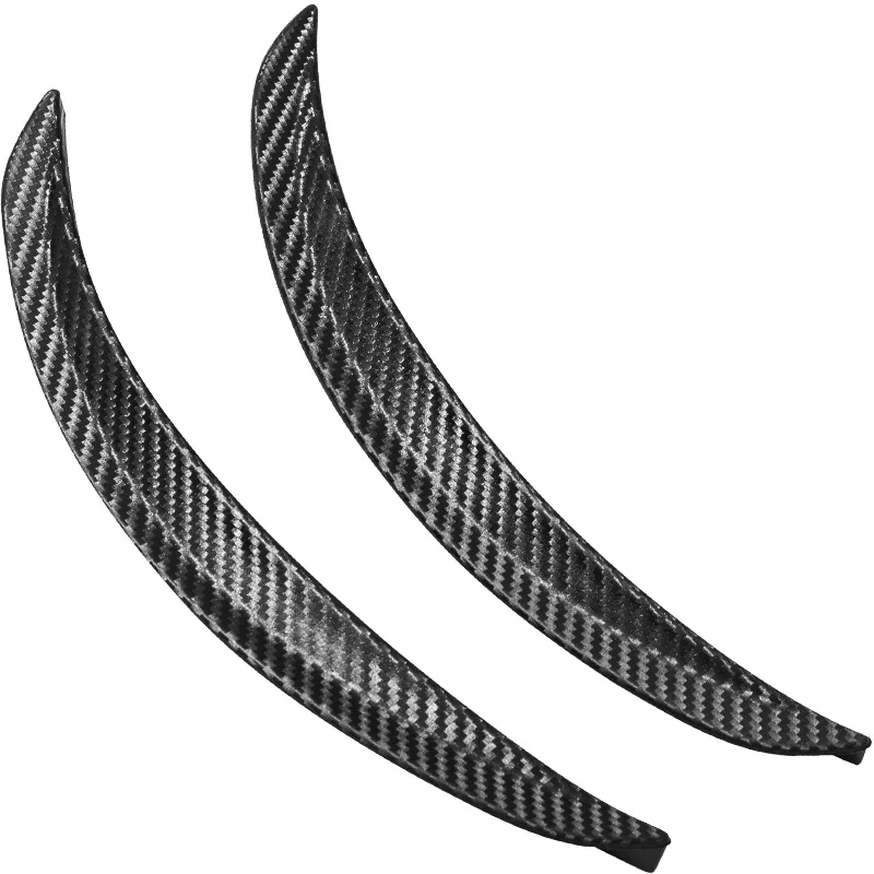  2PCS Wheel Tires Eyebrow Strip, 3D Carbon Fiber Automotive  Fender Flare Arch Lip Trim Strip, 13'' Anti Collision Wheel Mudguard Strips  with 3M Molding Tape, Car Accessories for Most Vehicle 