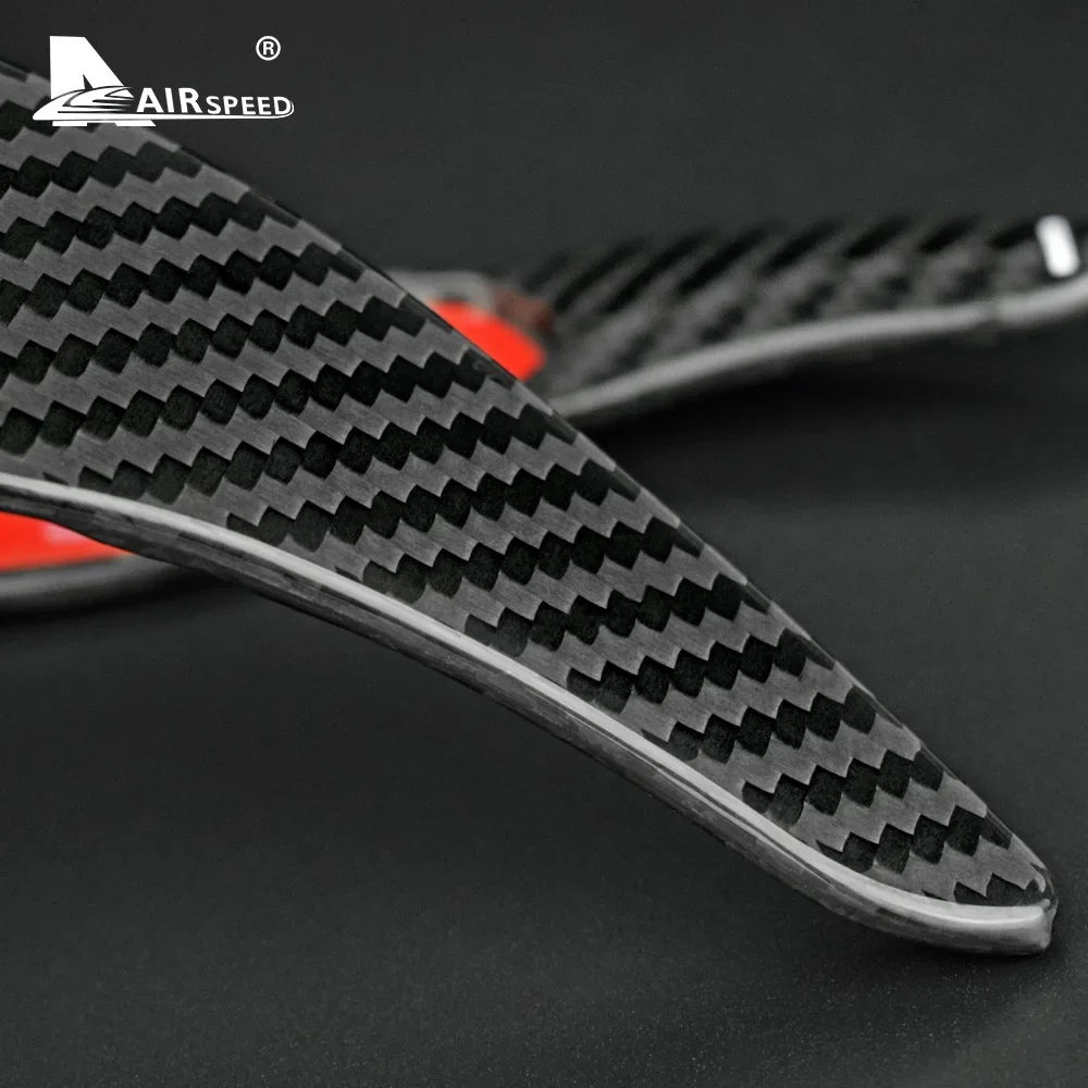 기아 스팅어 CK 2017 2018 2019 2020 2021 2022 2023 LHD RHD 차량용 리얼 하드 카본 파이버 스티어링 휠 패들 시프터 스티커