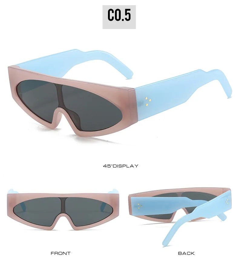 Oversized Sonnenbrille Für Damen Und Herren Mit Uv-schutz_voghion.com