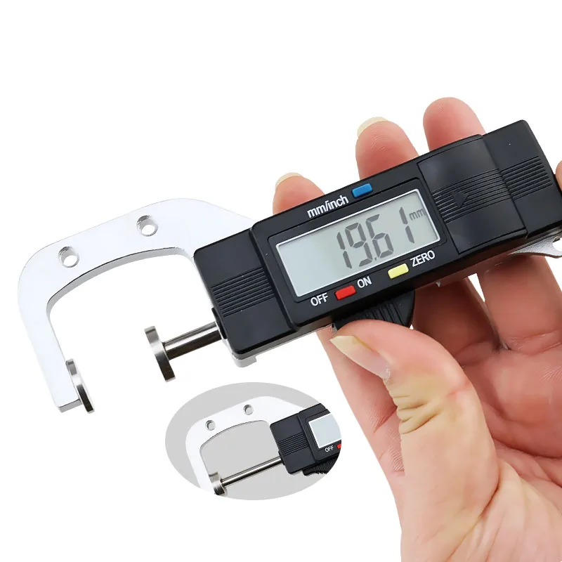 Digital Thickness Gauges Mini Portable Horizontal Electronic Thickness Meter 0-25.4mm Caliper 0.01mm Resolution digital caliper,thickness gauge