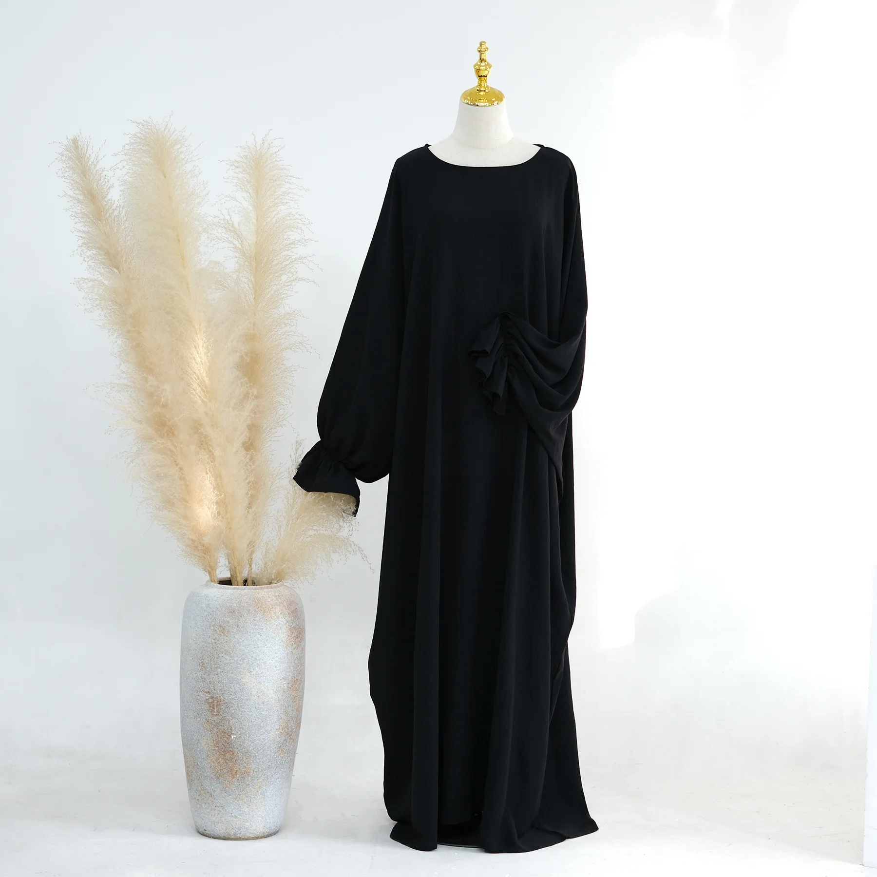 Black no scarf