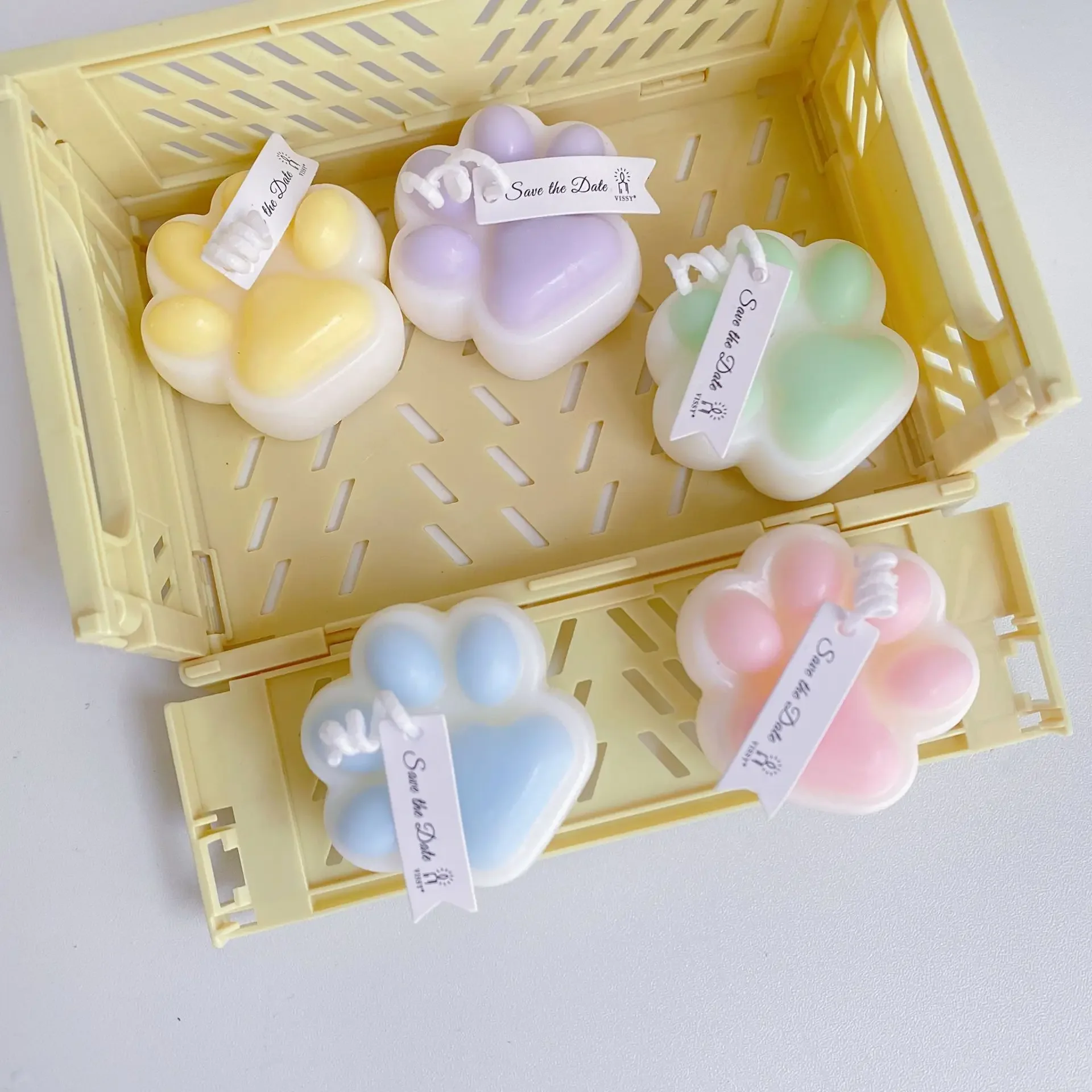 Scented Candles Ins Kitten Paw Candle Creative Photo Diy Home Decoration Kitten Paw