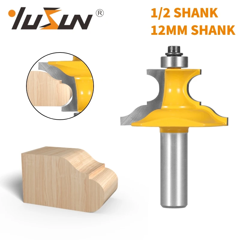Yusun 12/12.7mm Shank Handrail Molding Router Bit Woodworking Milling ...