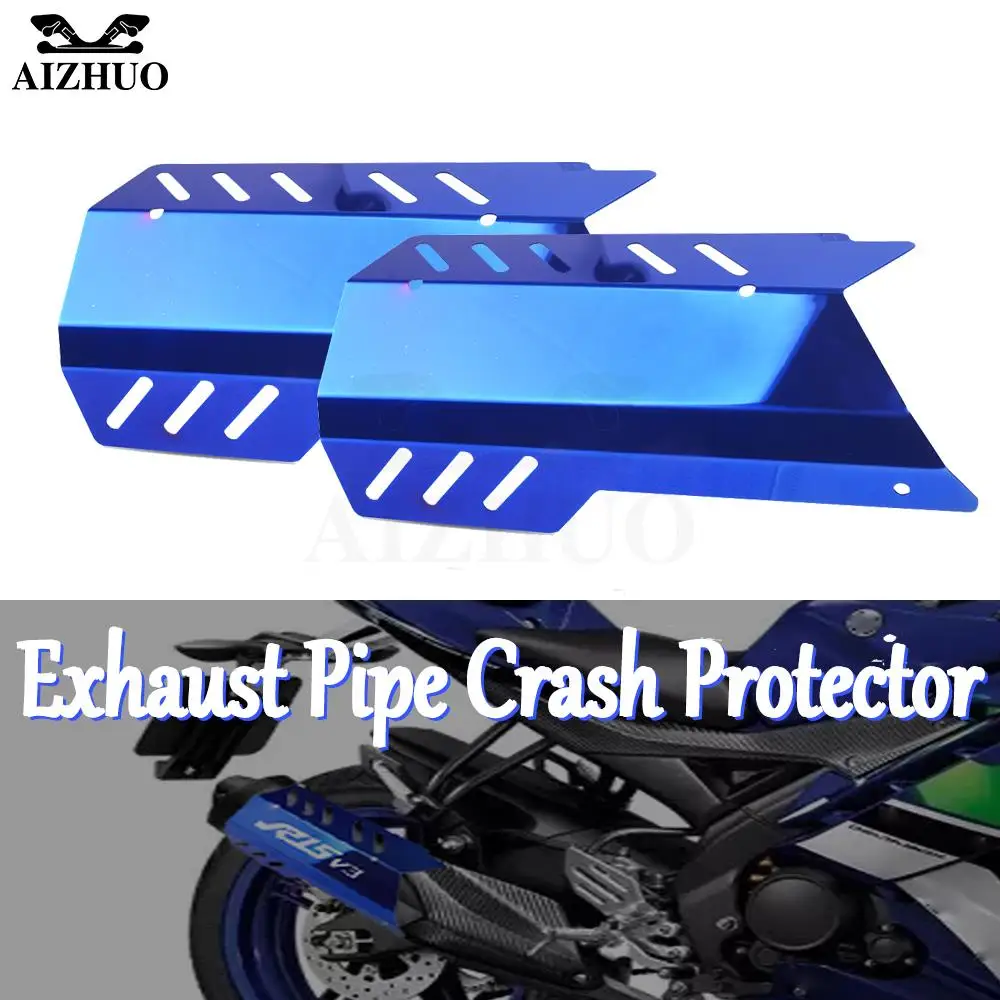 

Motorcycle Exhaust Pipe Crash Protector For Yamaha YZF R15 V3 2017-2020 Accessories 2018 2019 YZFR15 MT15 MT-15 YZF-R15 R15-V3