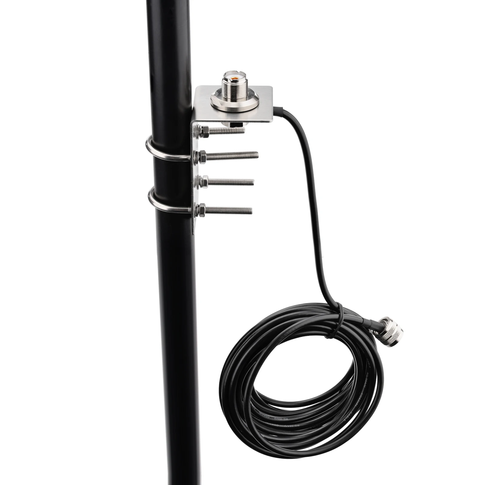 Stainless Steel Ham Radio Antenna Mounting Bracket Kit