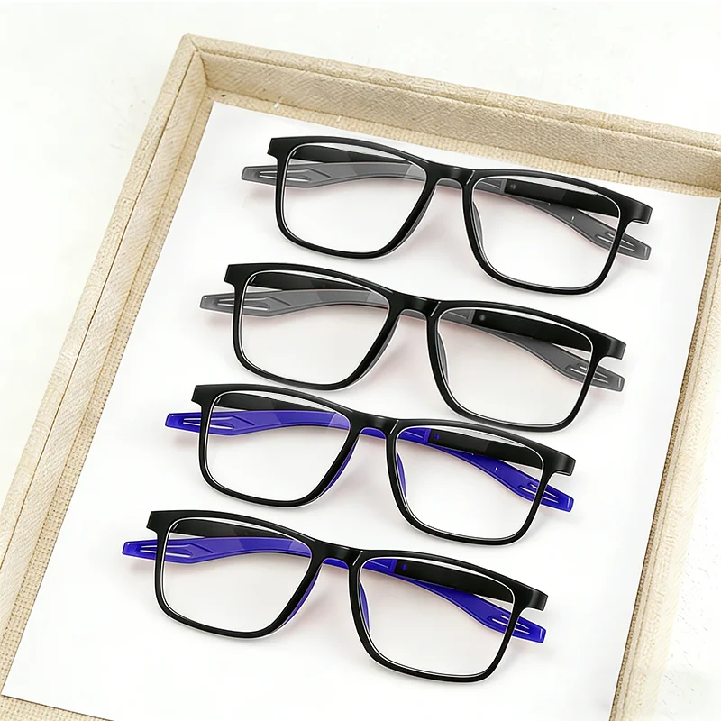 Stylish Unisex Blue Light Blocking Reading Glasses - Lightweight with Various Strength Options