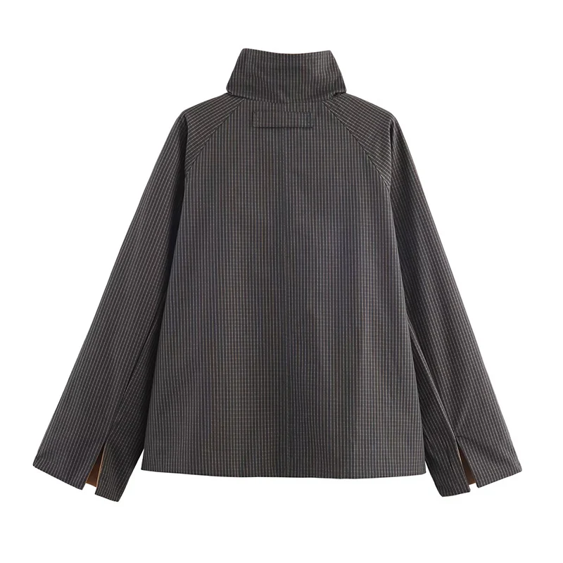 Women High Street Loose Buttons Short Jacket 2025 Autumn Fashion Double-Sided Commute Women Casual Coat Long Sleeve New Jackets