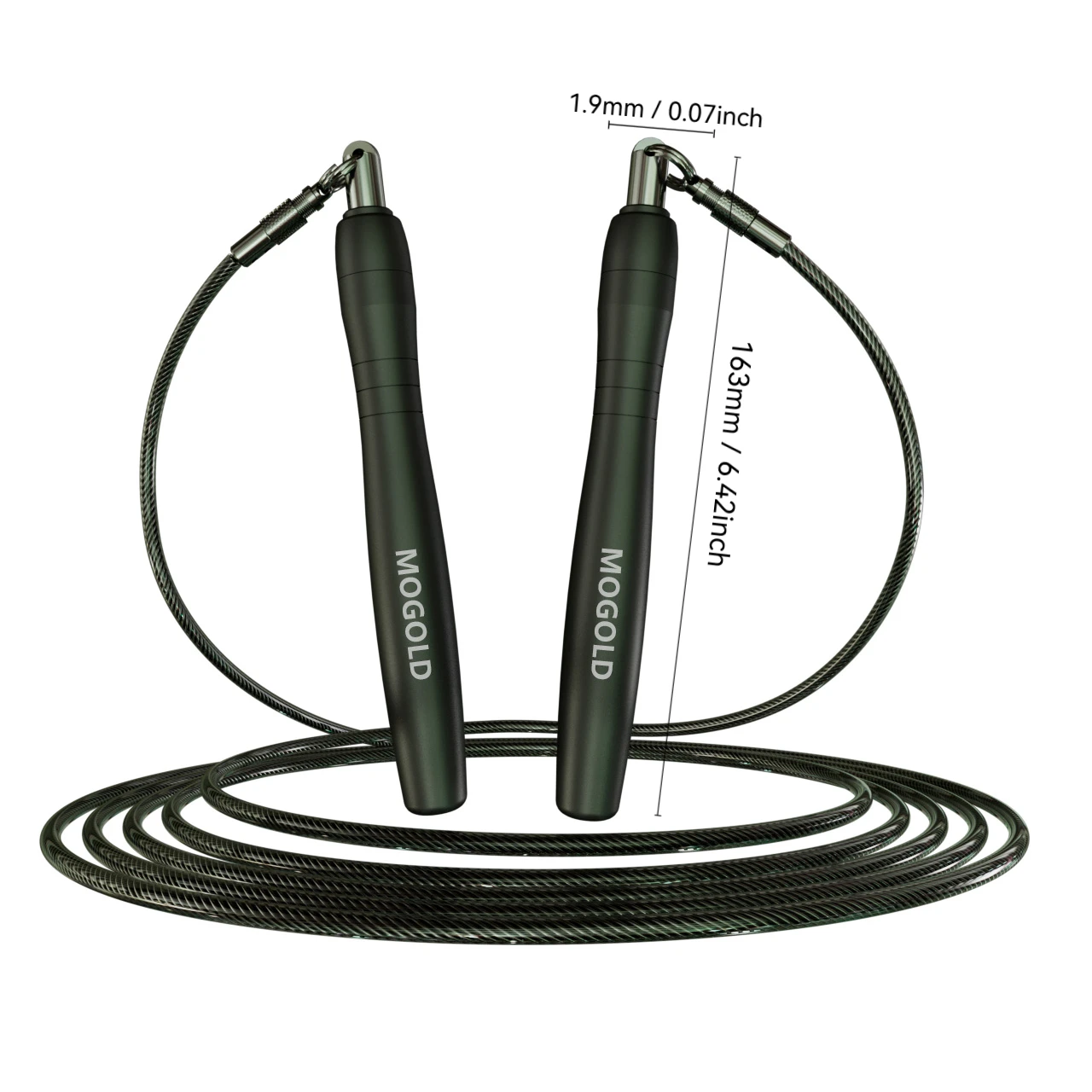 Double Rope Jump Rope, Exercise Sports Special, Weighted Wire Rope, Body Aerobic Training Fitness Equipment, Suitable for Adults 4
