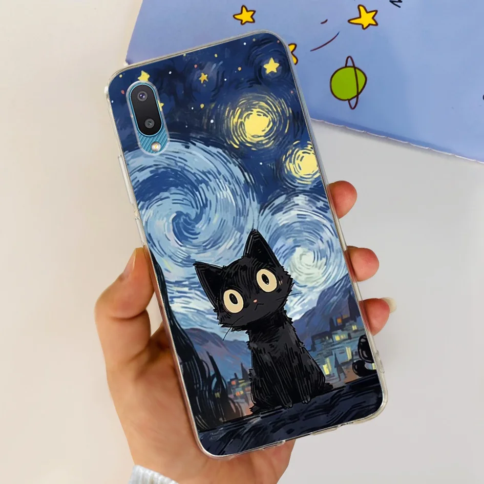 Fashion Flower Clear Silicone Soft Phone Case Cover