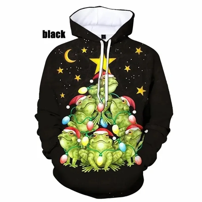 thumbnail image 1 of Sudadera con capucha de animales divertidos para hombres y mujeres, sudadera con estampado 3D de rana, sudaderas casuales, sudaderas con gráficos de gran tamaño, ropa para hombres, 1 of 5
