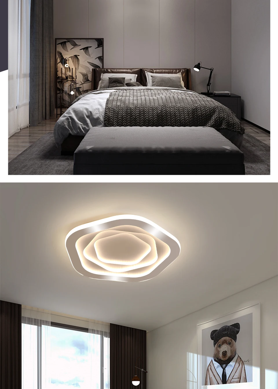 dining room ceiling lights Modern LED Ceiling Lamp Lights Nordic Simple Room Ceiling Lamp Creative for Bedroom Indoor Daily Lighting Home Decoration Lamps led recessed ceiling lights