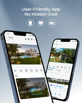 Reolink Lumus 4MP WiFi Outdoor Camera with Spotlight 2.4/5GHz Dual-Band WiFi Motion Detection 2-Way Audio Surveillance Cameras 4