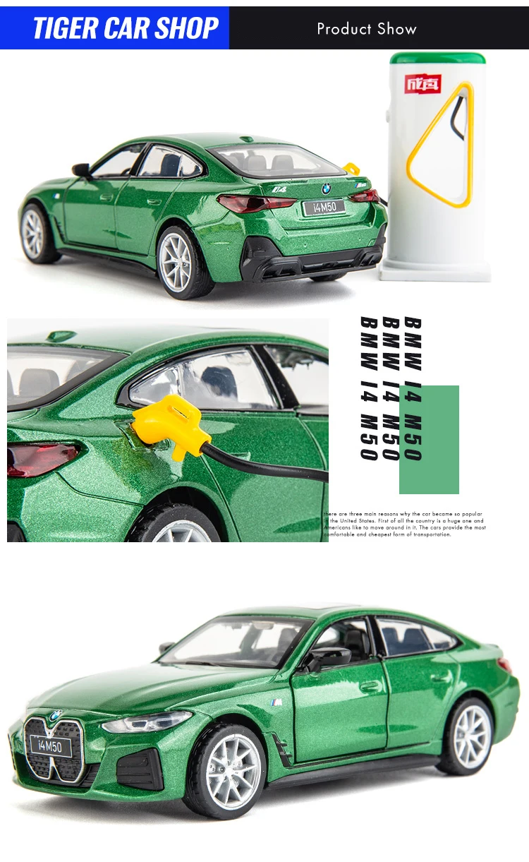 BMW I4 M50 Supercar 1:34 Ölçekli Model Araba