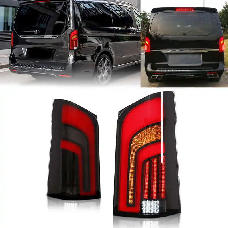 Fit For Mercedes Benz V Class Vito W447 2015 2020 Full LED Dynamic Tail