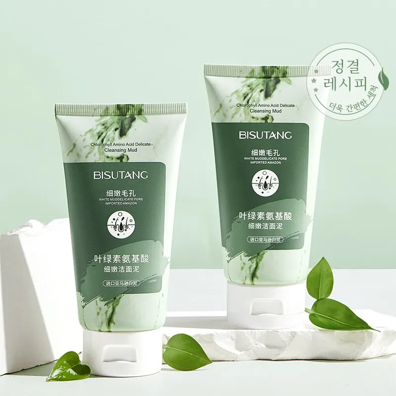 3 Chlorophyll Amino Acids Delicate Cleansing Mud facial mud mask