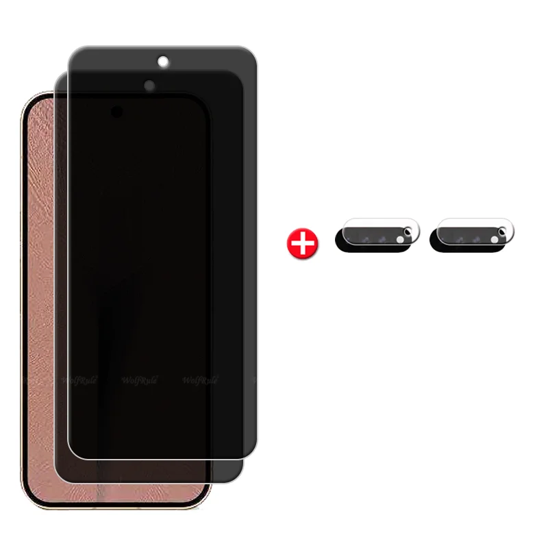 All-in-One Privacy Shield Screen Protector with 9H Hardness for Google Pixel 11 Series