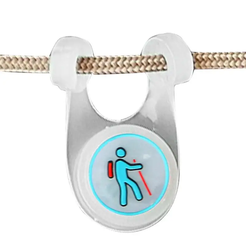 Warning Light Tent Rope Camp Tent String Rope Warning Lights Safety Guard Lights Outdoor Camping 3 Level Bright Camping String