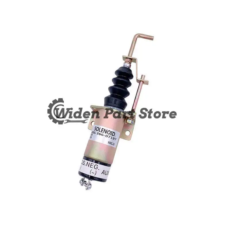 

Stop Solenoid 1502-12C2U2B2S1 SA3405T-12 for Syncro-Start Lister Petter 12V with 2 Terminals